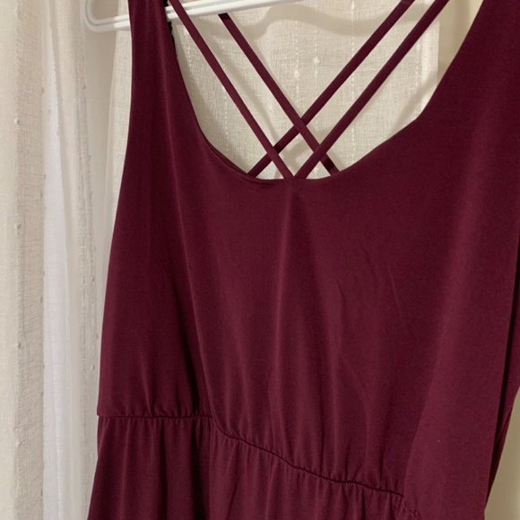 Bordeaux Maxi Dress - Picture 4 of 6
